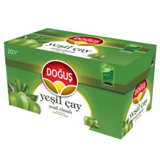 Doğuş Yeşil Çay Yeşil Elmalı Bardak Poşet 20 Adet