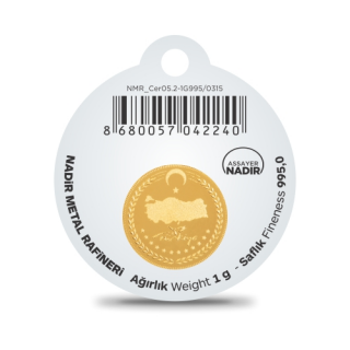 Nadir Gold 24 Ayar 1 Gram Altın
