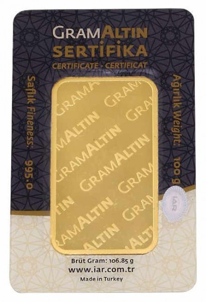 İAR 24 Ayar 100 Gram Altın