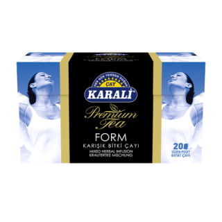 Karali Premium Form Bardak Poşet Çay 20 Adet