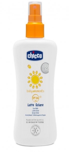Chicco Latte Solare 50+ Faktör Sprey 150 ml