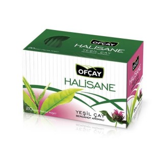 Ofçay Halisane Yeşil Çay Bergamotlu Bardak Poşet 20 Adet