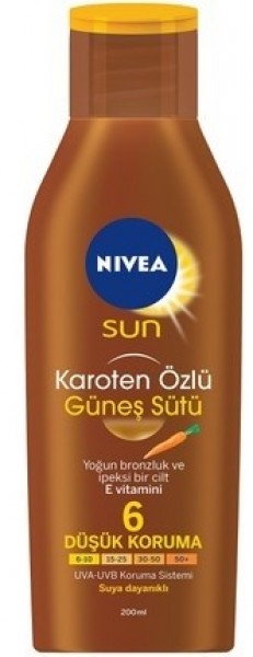 Nivea Sun Carotene Sun Lotion 6 Faktör Losyon 200 ml