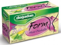 Doğadan Form Mısır Püsküllü Çay Bardak Poşet 20 Adet resim
