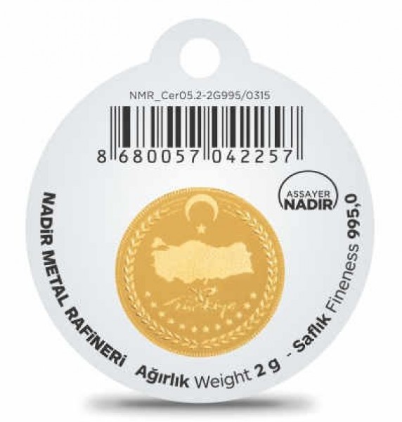 Nadir Gold 24 Ayar 2 Gram Altın