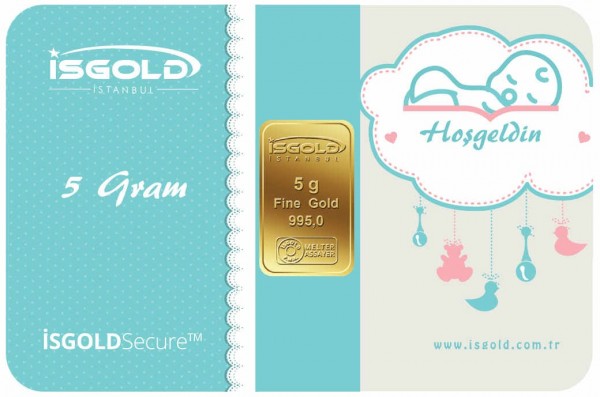 İsgold 24 Ayar 5 Gram Altın