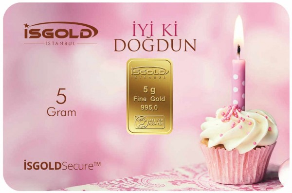 İsgold 24 Ayar 5 Gram Altın