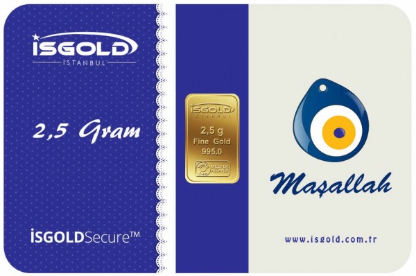 İsgold 24 Ayar 2.5 Gram Altın