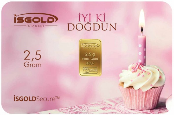 İsgold 24 Ayar 2.5 Gram Altın