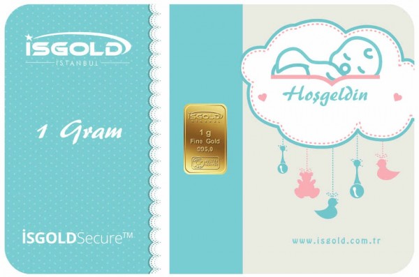 İsgold 24 Ayar 1 Gram Altın