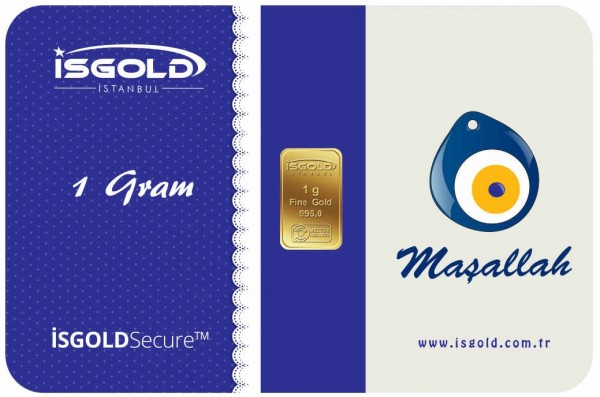 İsgold 24 Ayar 1 Gram Altın