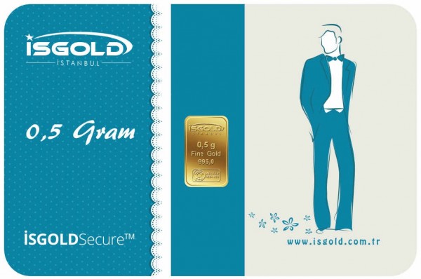 İsgold 24 Ayar 0.5 Gram Altın