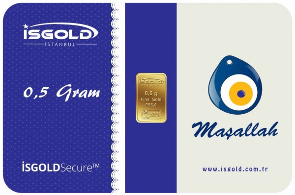 İsgold 24 Ayar 0.5 Gram Altın