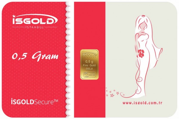 İsgold 24 Ayar 0.5 Gram Altın