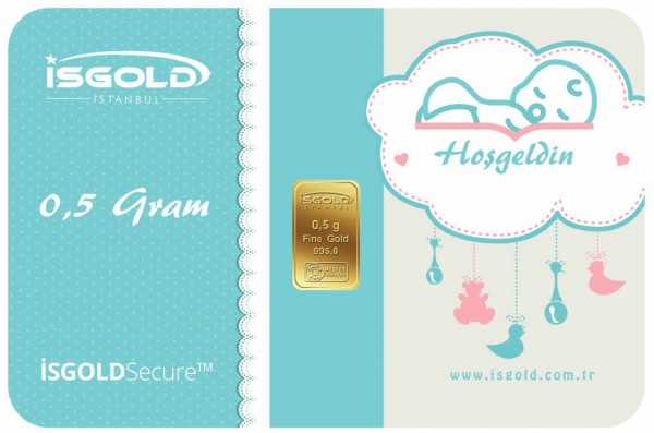 İsgold 24 Ayar 0.5 Gram Altın