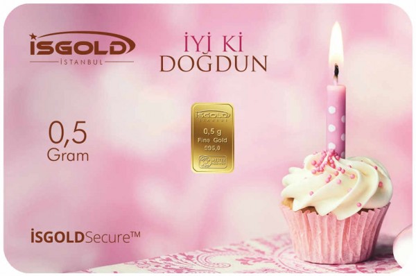 İsgold 24 Ayar 0.5 Gram Altın