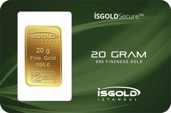 İsgold 24 Ayar 20 Gram Altın