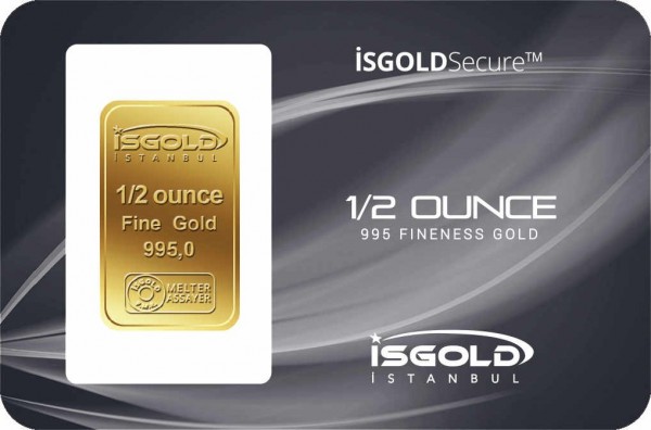 İsgold 24 Ayar 0.5 Ons Altın