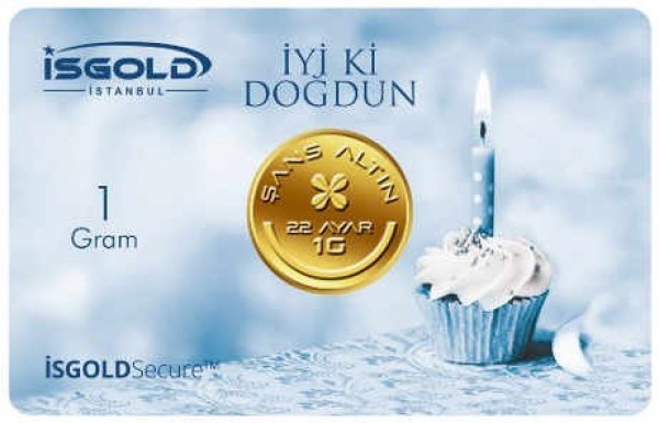 İsgold 22 Ayar 1 Gram Altın