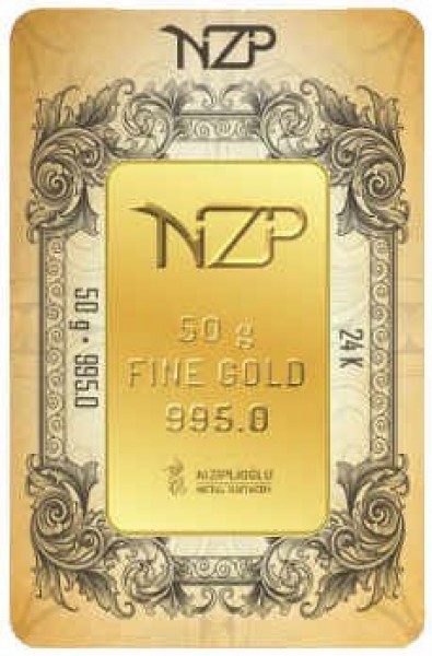 NZP 24 Ayar 50 Gram Altın