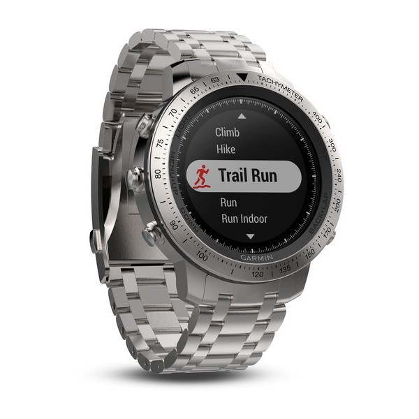 Garmin Fenix Chronos Brushed Stainless Steel Aktivite Saati (Çelik Gümüş)