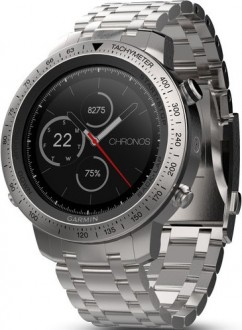Garmin Fenix Chronos Brushed Stainless Steel Aktivite Saati