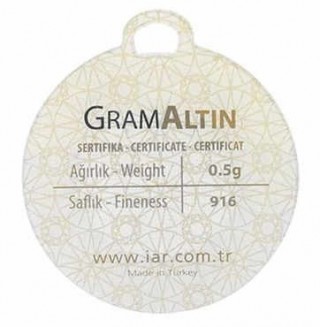 İAR 22 Ayar 0.5 Gram Altın
