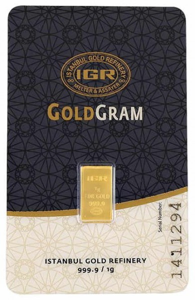 IGR 999.9 Milyem 1 Gram Altın