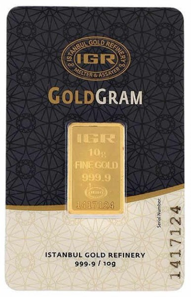 IGR 999.9 Milyem 10 Gram Altın