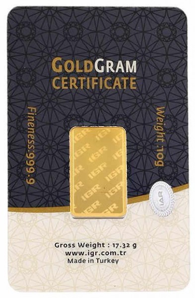 IGR 999.9 Milyem 10 Gram Altın
