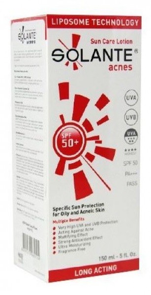 Solante Acnes 50+ Faktör Losyon 150 ml