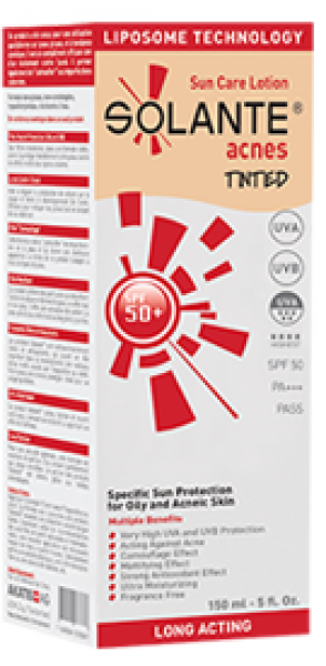 Solante Acnes Tinted 50+ Faktör Losyon 150 ml