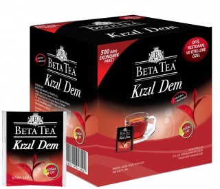 Beta Tea Kızıl Dem Bardak Poşet Çay 500 Adet