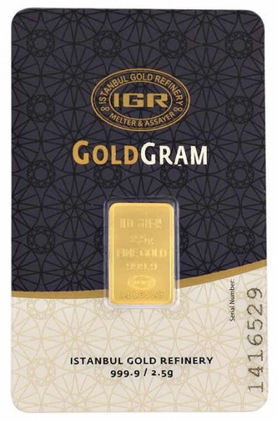 IGR 999.9 Milyem 2.5 Gram Altın