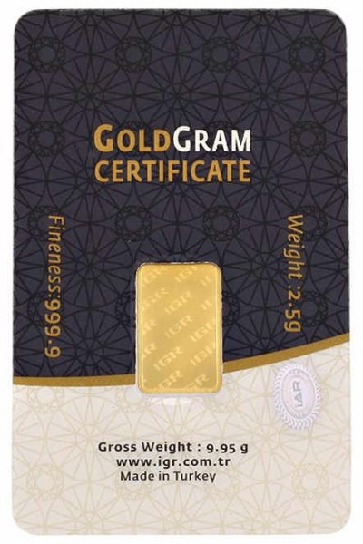IGR 999.9 Milyem 2.5 Gram Altın