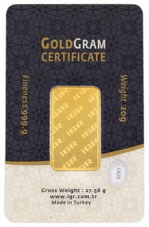 IGR 999.9 Milyem 20 Gram Altın