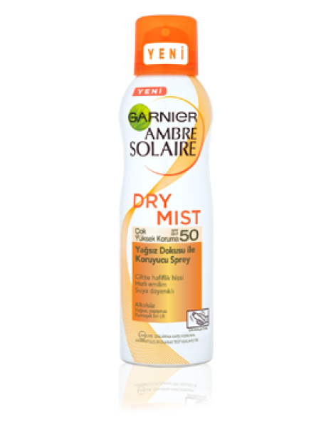 Garnier Ambre Solaire Dry Mist 50 Faktör Sprey 200 ml (50 Faktör)