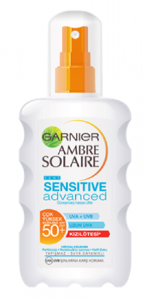 Garnier Ambre Solaire Sensitive Advanced 50+ Faktör Sprey 150 ml