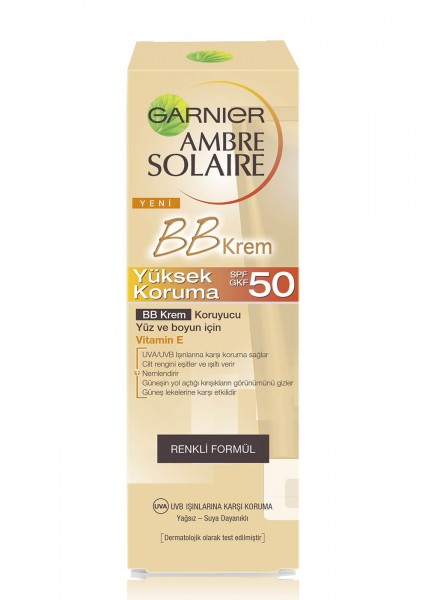 Garnier Ambre Solaire BB 50 Faktör Krem 50 ml