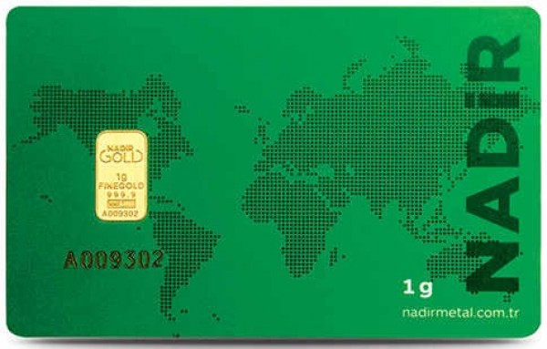 Nadir Gold 999.9 Milyem 1 Gram Altın