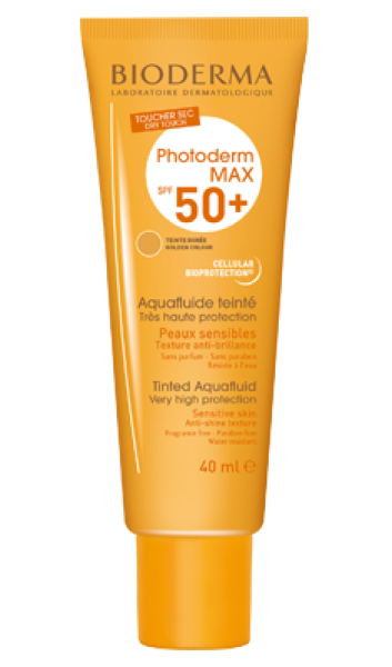 Bioderma Photoderm Max Aquafluid Golden 50+ Faktör Krem 40 ml