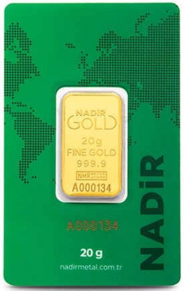 Nadir Gold 999.9 Milyem 20 Gram Altın