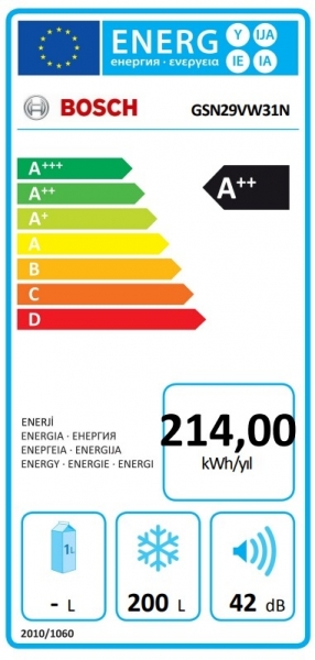 Bosch GSN29VW31N Derin Dondurucu