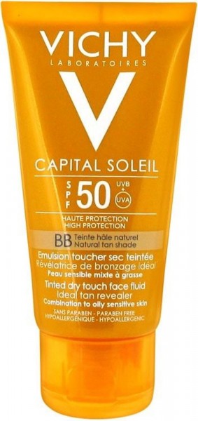 Vichy Ideal Soleil Tinted Dry Touch 50 Faktör Krem 50 ml