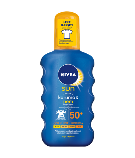 Nivea Sun Koruma & Nem 50+ Faktör Sprey 200 ml (50 Faktör)