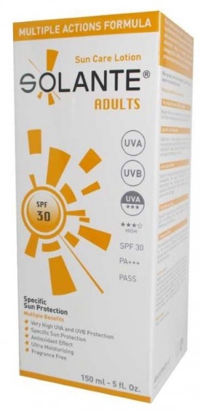 Solante Adults 30 Faktör Losyon 150 ml (30 Faktör)