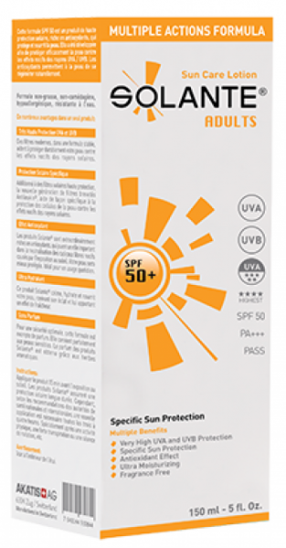 Solante Adults 50+ Faktör Losyon 150 ml (50 Faktör)