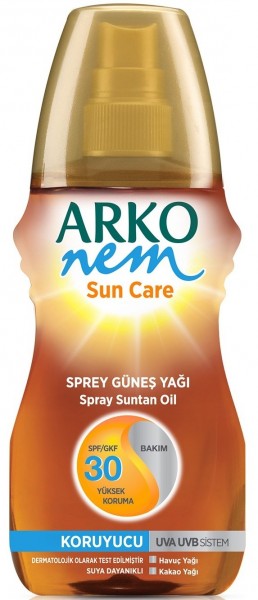 Arko Nem Güneş Bakım Yağı 30 Faktör 150 ml