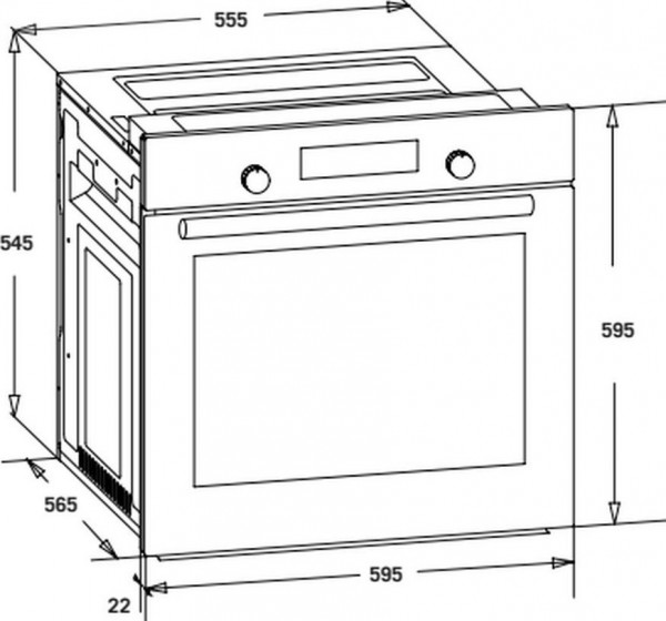 Dominox DO 42 ST XS Ankastre Fırın