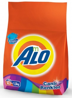 Alo Canlı Renkler Toz Çamaşır Deterjanı 1.5 kg